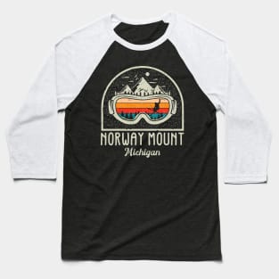 Norway Mountain Michigan Baseball T-Shirt